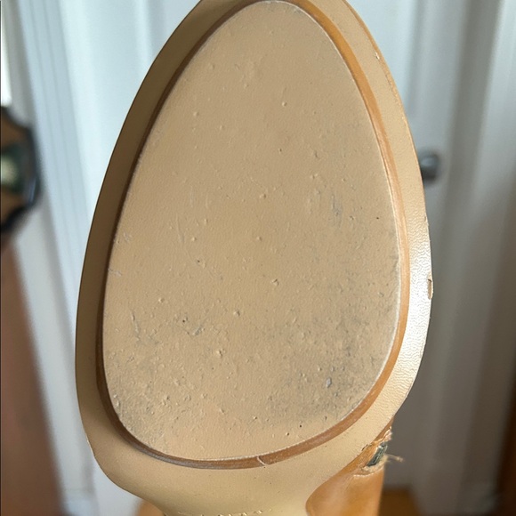 C Label Tan and Cream Heeled Boots - Picture 10 of 16